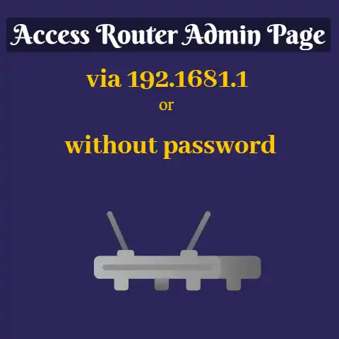 Access Router Admin Page