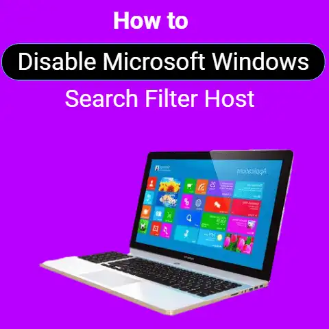 Disable Microsoft Windows Search Filter Host