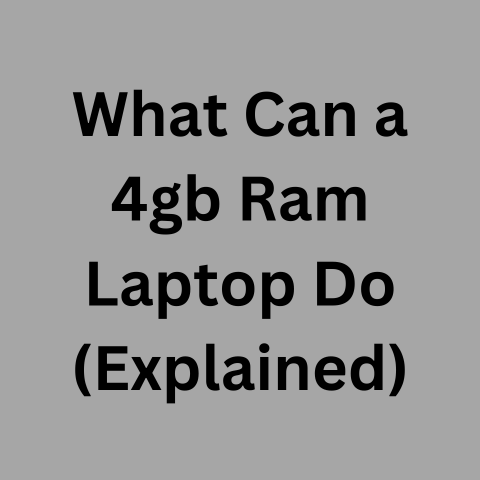 4GB RAM Laptop Limits Exposed (Wow!)
