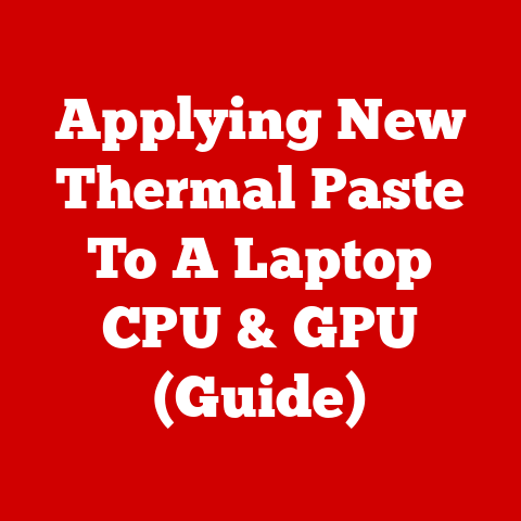 Applying New Thermal Paste To A Laptop CPU & GPU (Guide)