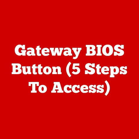Gateway BIOS Button (5 Steps To Access)