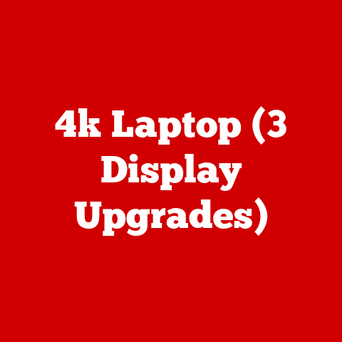 4k Laptop (3 Display Upgrades)