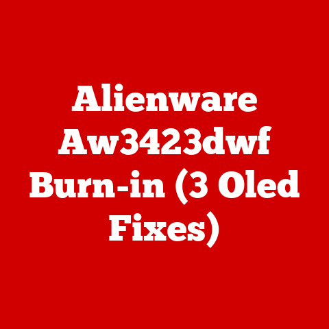 Alienware Aw3423dwf Burn-in (3 Oled Fixes)