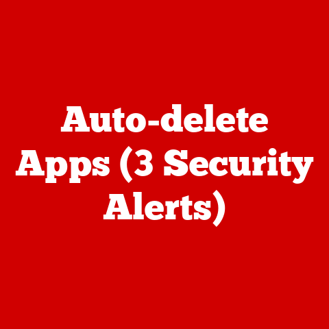 Auto-delete Apps (3 Security Alerts)