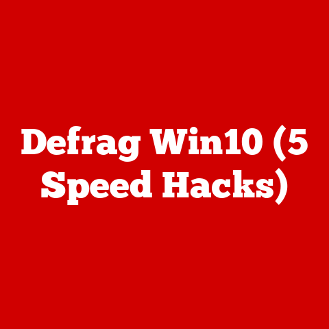 Defrag Win10 (5 Speed Hacks)