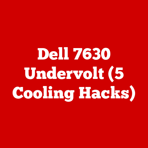 Dell 7630 Undervolt (5 Cooling Hacks)