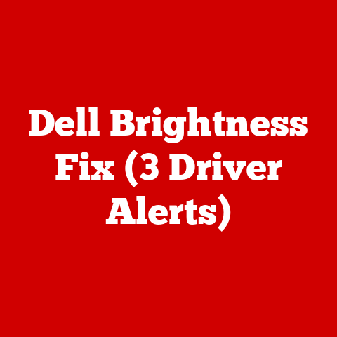 Dell Brightness Fix (3 Driver Alerts)