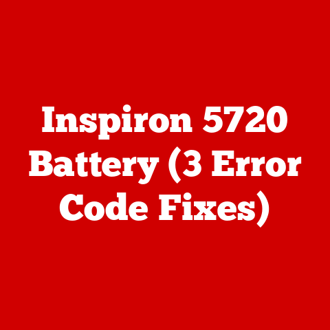 Inspiron 5720 Battery (3 Error Code Fixes)