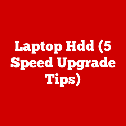 Laptop Hdd (5 Speed Upgrade Tips)