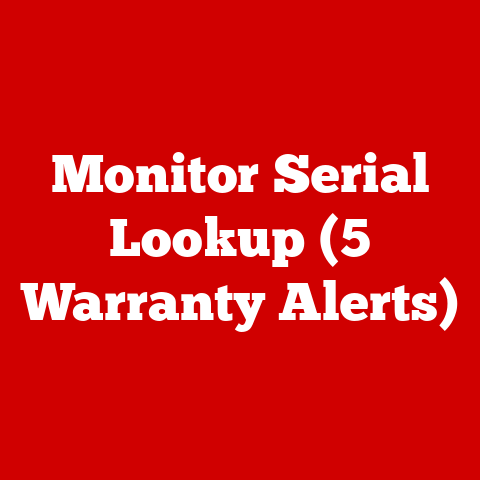 Monitor Serial Lookup (5 Warranty Alerts)