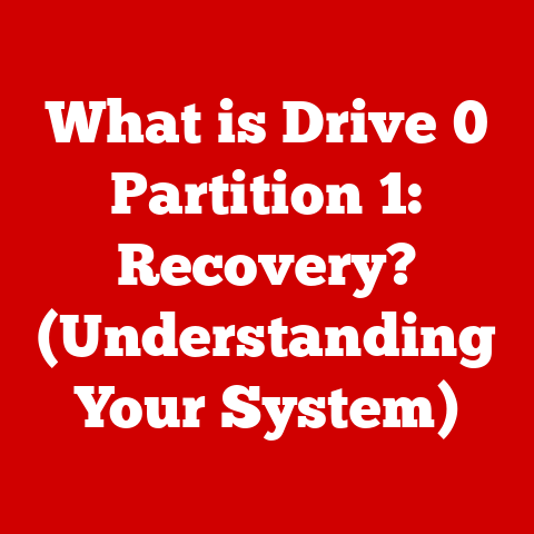 What is Drive 0 Partition 1: Recovery? (Understanding Your System)