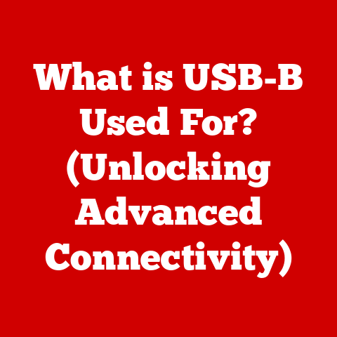 What is USB-B Used For? (Unlocking Advanced Connectivity)