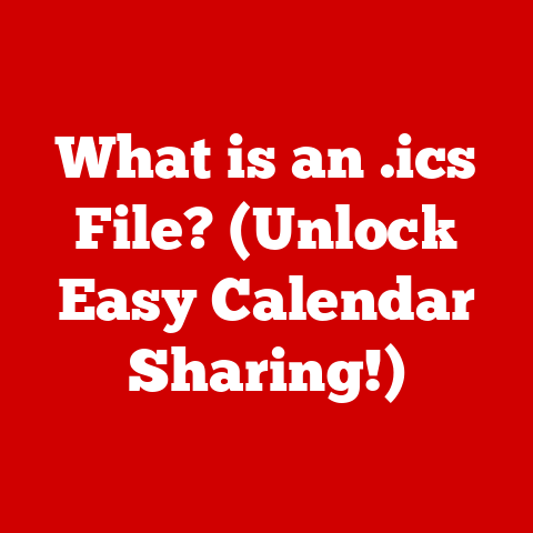 What is an .ics File? (Unlock Easy Calendar Sharing!)