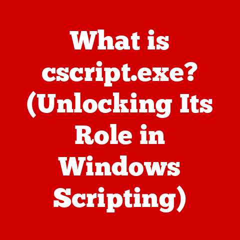 What is cscript.exe? (Unlocking Its Role in Windows Scripting)