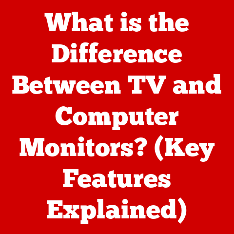 What is the Difference Between TV and Computer Monitors? (Key Features Explained)