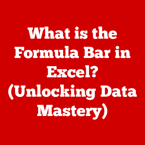 What is the Formula Bar in Excel? (Unlocking Data Mastery)