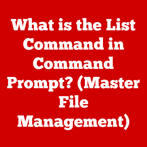 What is the List Command in Command Prompt? (Master File Management)