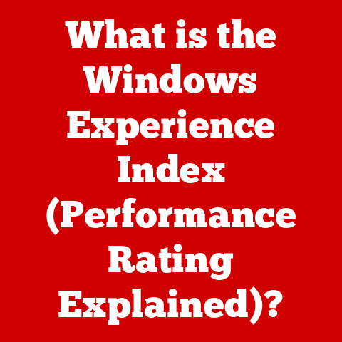 What is the Windows Experience Index (Performance Rating Explained)?