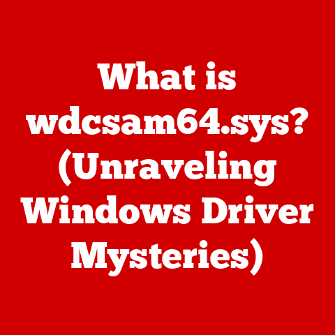 What is wdcsam64.sys? (Unraveling Windows Driver Mysteries)